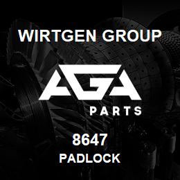 8647 Wirtgen Group PADLOCK | AGA Parts