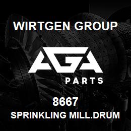 8667 Wirtgen Group SPRINKLING MILL.DRUM CASE | AGA Parts