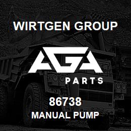 86738 Wirtgen Group MANUAL PUMP | AGA Parts