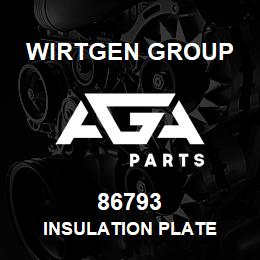 86793 Wirtgen Group INSULATION PLATE | AGA Parts