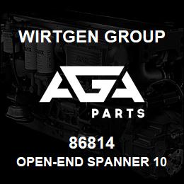 86814 Wirtgen Group OPEN-END SPANNER 10 | AGA Parts