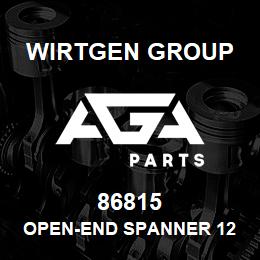 86815 Wirtgen Group OPEN-END SPANNER 12 | AGA Parts