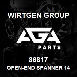 86817 Wirtgen Group OPEN-END SPANNER 14 | AGA Parts