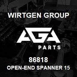 86818 Wirtgen Group OPEN-END SPANNER 15 | AGA Parts