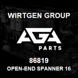 86819 Wirtgen Group OPEN-END SPANNER 16 | AGA Parts