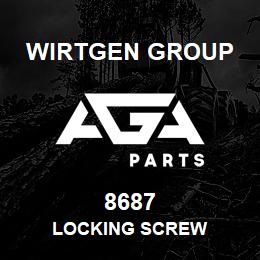 8687 Wirtgen Group LOCKING SCREW | AGA Parts