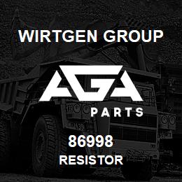 86998 Wirtgen Group RESISTOR | AGA Parts