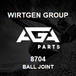 8704 Wirtgen Group BALL JOINT | AGA Parts