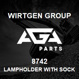 8742 Wirtgen Group LAMPHOLDER WITH SOCKET 12-24V | AGA Parts