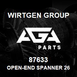 87633 Wirtgen Group OPEN-END SPANNER 26 | AGA Parts