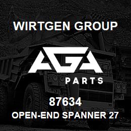 87634 Wirtgen Group OPEN-END SPANNER 27 | AGA Parts