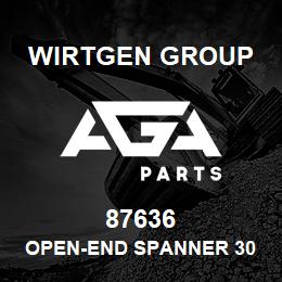 87636 Wirtgen Group OPEN-END SPANNER 30 | AGA Parts