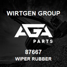 87667 Wirtgen Group WIPER RUBBER | AGA Parts