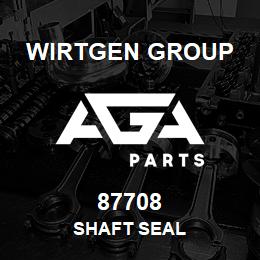 87708 Wirtgen Group SHAFT SEAL | AGA Parts