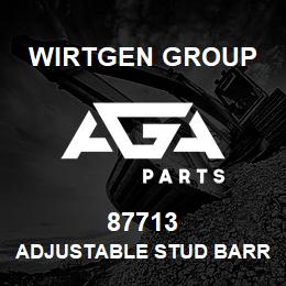 87713 Wirtgen Group ADJUSTABLE STUD BARREL TEE | AGA Parts