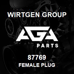 87769 Wirtgen Group FEMALE PLUG | AGA Parts