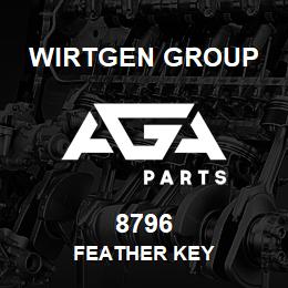 8796 Wirtgen Group FEATHER KEY | AGA Parts