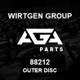 88212 Wirtgen Group OUTER DISC | AGA Parts