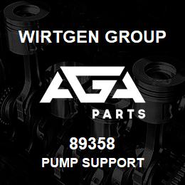 89358 Wirtgen Group PUMP SUPPORT | AGA Parts