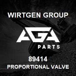 89414 Wirtgen Group PROPORTIONAL VALVE | AGA Parts