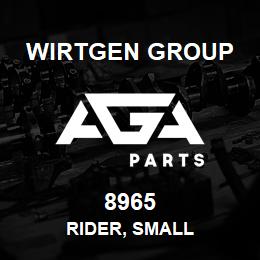 8965 Wirtgen Group RIDER, SMALL | AGA Parts