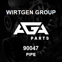 90047 Wirtgen Group PIPE | AGA Parts