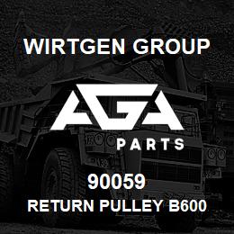 90059 Wirtgen Group RETURN PULLEY B600 | AGA Parts