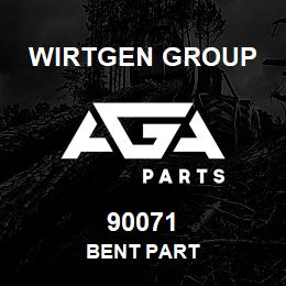 90071 Wirtgen Group BENT PART | AGA Parts