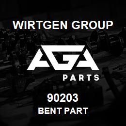 90203 Wirtgen Group BENT PART | AGA Parts