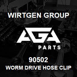 90502 Wirtgen Group WORM DRIVE HOSE CLIP | AGA Parts