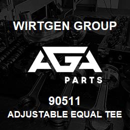 90511 Wirtgen Group ADJUSTABLE EQUAL TEE | AGA Parts