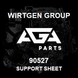 90527 Wirtgen Group SUPPORT SHEET | AGA Parts