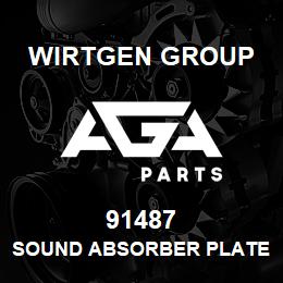 91487 Wirtgen Group SOUND ABSORBER PLATE | AGA Parts