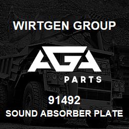 91492 Wirtgen Group SOUND ABSORBER PLATE | AGA Parts