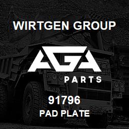 91796 Wirtgen Group PAD PLATE | AGA Parts