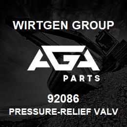 92086 Wirtgen Group PRESSURE-RELIEF VALVE | AGA Parts