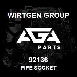 92136 Wirtgen Group PIPE SOCKET | AGA Parts