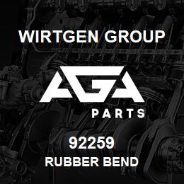 92259 Wirtgen Group RUBBER BEND | AGA Parts