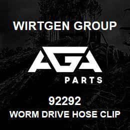 92292 Wirtgen Group WORM DRIVE HOSE CLIP | AGA Parts