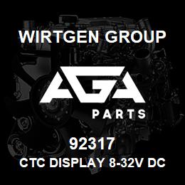 92317 Wirtgen Group CTC DISPLAY 8-32V DC | AGA Parts