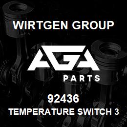 92436 Wirtgen Group TEMPERATURE SWITCH 30V | AGA Parts