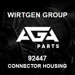 92447 Wirtgen Group CONNECTOR HOUSING | AGA Parts