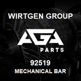 92519 Wirtgen Group MECHANICAL BAR | AGA Parts