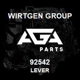 92542 Wirtgen Group LEVER | AGA Parts