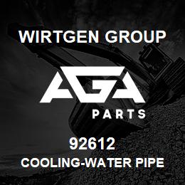 92612 Wirtgen Group COOLING-WATER PIPE | AGA Parts