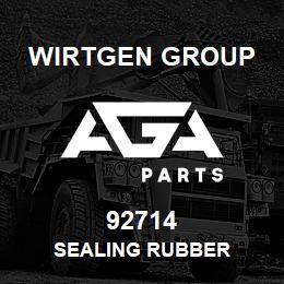 92714 Wirtgen Group SEALING RUBBER | AGA Parts