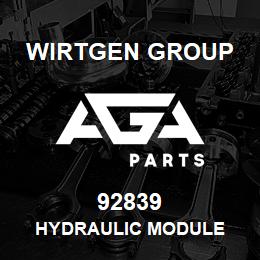 92839 Wirtgen Group HYDRAULIC MODULE | AGA Parts