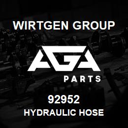 92952 Wirtgen Group HYDRAULIC HOSE | AGA Parts