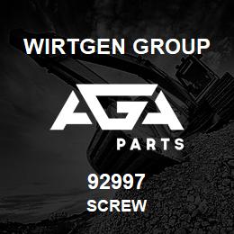 92997 Wirtgen Group SCREW | AGA Parts