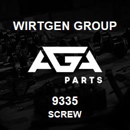 9335 Wirtgen Group SCREW | AGA Parts